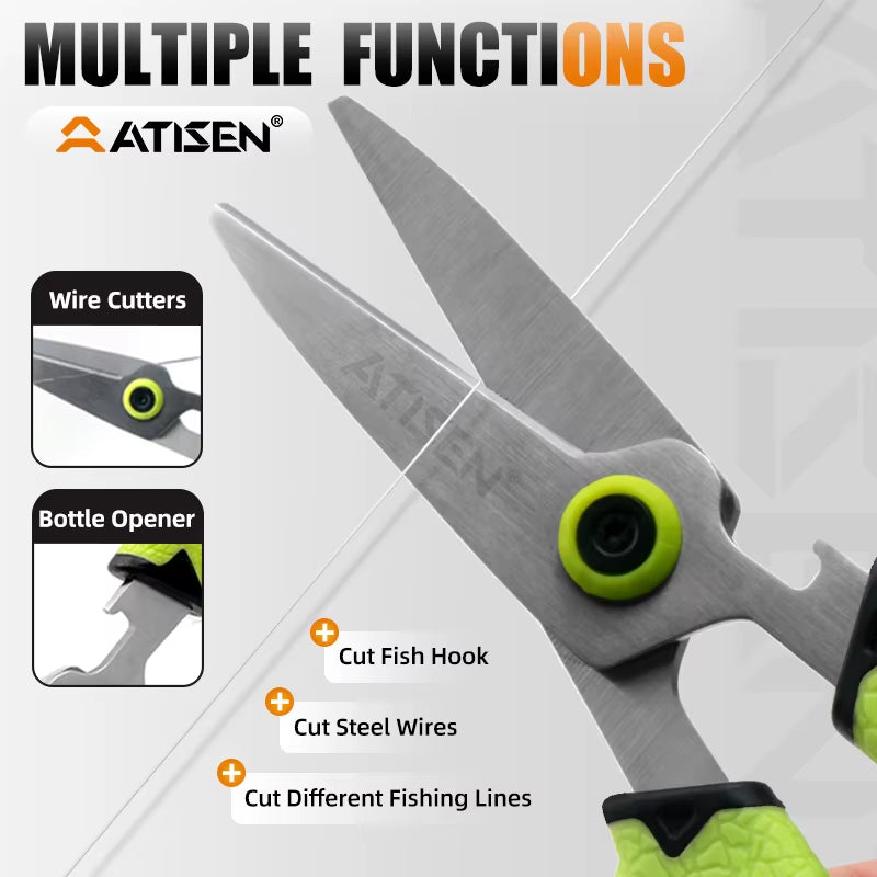 Fishing Scissors, Fishing Line Cutters Multifunctional Stainless Steel Fishing Cutting Tools Fishing Line Cutting Pliers Fishing